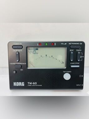 TM-60 Combo Tuner Metronome - Black